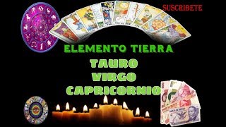 Tirada de cartas SIGNOS TAURO VIRGO CAPRICORNIOelemento TIERRA [upl. by Gunar]