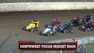 Skagit Speedway Northwest Focus Midgets 06 02 2018 [upl. by Lorrayne]