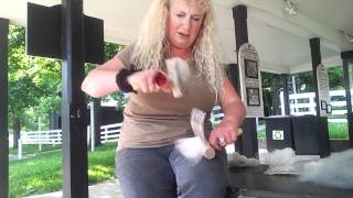 Combing Wool the Right Way tutorial with Susan McFarland [upl. by Iniffit]