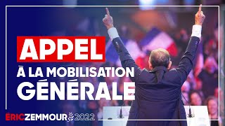 Éric Zemmour  Mobilisation Générale pour la France [upl. by Ahsiyn]