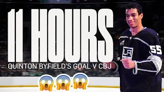 11 Hours of Quinton Byfield Scoring That INCREDIBLE LA Kings Goal Against the Columbus Blue Jackets [upl. by Asil]