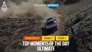 Ultimate Top moments  Stage 7  Dakar2024 [upl. by Gwenore]