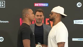 HEAVYWEIGHT HEAT Fabio Wardley vs Nick Webb TENSE FACEOFF [upl. by Bergmans]