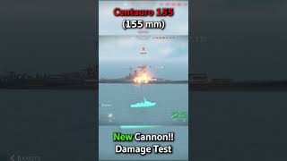 Centauro 155 155mm New Cannon Damage test  Modern Warships sankin sankinstrike modernwarships [upl. by Kyre29]