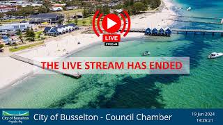 City of Busselton Ordinary Council Meeting 19 June 2024 [upl. by Pelagi211]