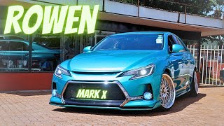 CUSTOM TOYOTA MARK X GS 2016  Rowen Body Kit Air Force Suspension and Morequot [upl. by Egroej]