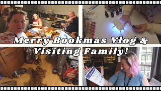 Merry Bookmas Vlog  Visiting Family [upl. by Candyce437]