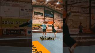 Handball skill youtubeshorts shorts handball answer player [upl. by Wiencke352]