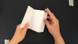 HOW TO MAKE A BOOK FROM A SINGLE SHEET OF PAPER [upl. by Amihc67]