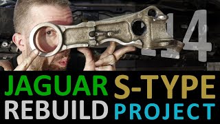 Jaguar SType Restoration 114 BALL JOINT Removal Rookie Level [upl. by Roz151]