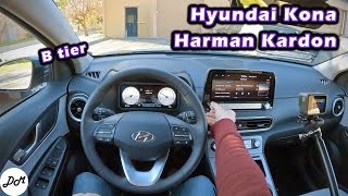 2022 Hyundai Kona – Harman Kardon 8speaker Sound System Review [upl. by Yrro]