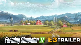 E3 2016 Farming Simulator 17  E3 Trailer [upl. by Lasley]