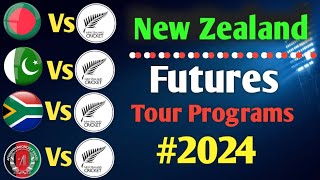 New Zealand Cricket Upcoming All Series Schedule 2024  New Zealand Futures Tour Programs 2024 [upl. by Oirtemed134]