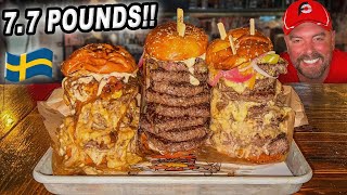 Eat More Than Anyone Else Ever Has to Beat ROSTs Swedish Burger Record Challenge [upl. by Liborio]