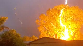 12 Minutes of Extreme Lightning Strikes [upl. by Ahsena]