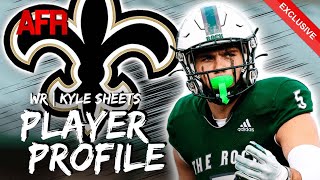 EXCLUSIVE Saints UDFA Slippery Rock WR Kyle Sheets  New Orleans Saints Roster News [upl. by Eilliw317]