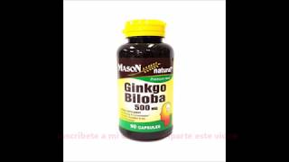 ginkgo biloba en capsulas beneficios y propiedades  BUENA SALUD [upl. by Rahr]