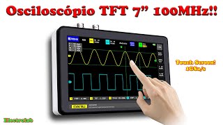 O Incrível OSCILOSCÓPIO TABLET ADS1013D 2 ch 100 MHz 1GSas Tela 7quot TFT Touch Screen [upl. by Katzir752]