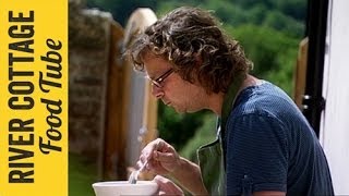 Hughs Creamed Spinach Recipe  Hugh FearnleyWhittingstall  River Cottage [upl. by Einnhoj714]