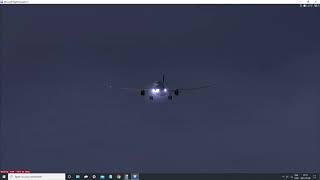 Airbus 330300 with realistic landing lights FSX [upl. by Nauqed]