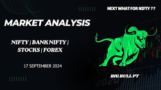 Stock Market Analysis for 17 September 2024  NIFTY  BANK NIFTY  STOCKS  FOREX [upl. by Ahsieyn]