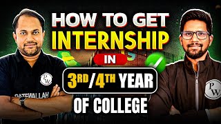 How To Get Internships In 2nd  3rd Year Of College  Internship Tips for College Students [upl. by Anattar]