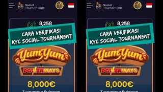 CARA VERIFIKASI KYC DI SOCIAL TOURNAMENT [upl. by Caasi775]