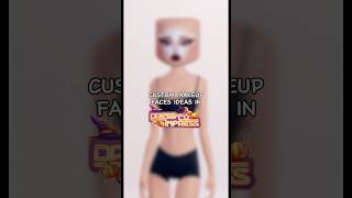 Custom makeup faces ideas in dress to impress ❤️ roblox dresstoimpress fyp shorts dti [upl. by Ladd]