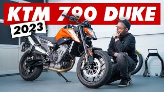 New 2023 KTM 790 Duke Review A Bargain Scalpel [upl. by Gader]