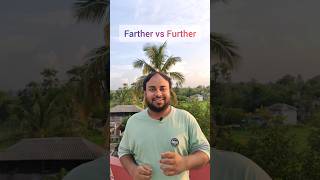 Farther vs Further in English  Commonly Confused Words shorts [upl. by Tsai]