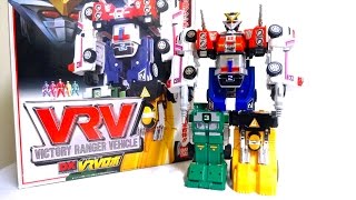 【激走戦隊カーレンジャー】必勝合体だ！DX VRVロボ ヲタファの戦隊 レビュー Gekisou Sentai CarrangerRescue Megazord [upl. by Portuna]