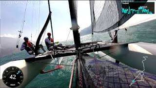 Nacra 20 FCS Garda meer eerste training [upl. by Dream]