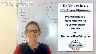 Heilpraktiker Psychotherapie Einführung in die Affektiven Störungen [upl. by Vento779]