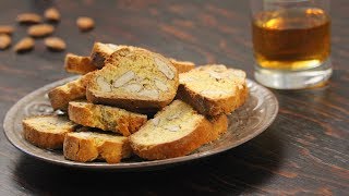 Original Italian Cantucci Biscuits Recipe  Almond Biscotti  How Tasty Channel [upl. by Leilamag]