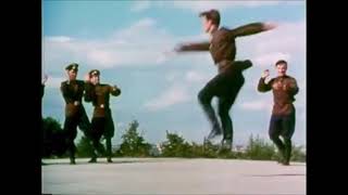 Russian Soldiers Dancing to Moskau English Version [upl. by Francine]