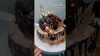 2 tier chocolate cake cake chocolatedessert music food [upl. by Nimzzaj]