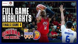 BRGY GINEBRA vs TNT  FULL GAME 4 FINALS HIGHLIGHTS  PBA SEASON 49 GOVERNORS CUP  NOV 3 2024 [upl. by Wohlen]