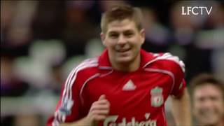 Steven Gerrard Amazing Long Shot Goal vs Newcastle HD [upl. by Madelena]