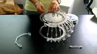 Caboche Suspension Acrylic Ball Installation Video 1 [upl. by Roddy]