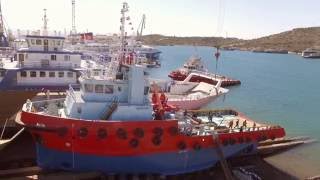 Megatugs Launching Tug Boat Pantanassa [upl. by Uta]