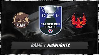 AHL Highlights 2024 Calder Cup Finals Game 1 [upl. by Aisekal]