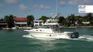 ENG PURSUIT OS 385  Review  The Boat Show [upl. by Fitzsimmons]