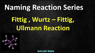 Fittig Reaction  Wurtz Fittig Reaction  Ullmann Reaction  NCERT Chemistry  Organic Chemistry [upl. by Ordnassela]