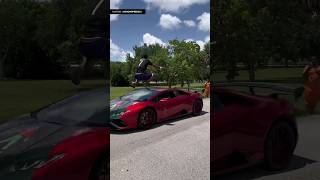 iShowSpeed Banned for Jumping over Cars Speeding Toward Him Shorts [upl. by Almat]