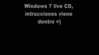 CD Live windows 7  Repara tu PC  MEGA  ISO  ESPAÑOL [upl. by Semele]