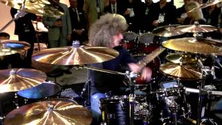 Tommy Aldridge  Yamaha Live Custom  NAMM 2013 DRUMEO [upl. by Gnaoh]