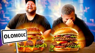 TEN BURGER SMRDÍ JAK BOLAVÁ NOHA Mamas Olomouc [upl. by Naasah]