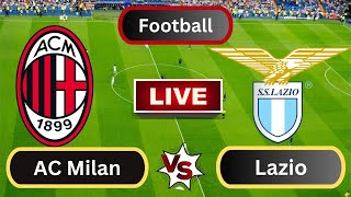 Live  AC Milan vs Lazio  Italian Serie ARound 7  Football Live [upl. by Nahshu]