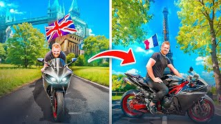 Riding my NEW Superbike from London to Paris [upl. by Morris]