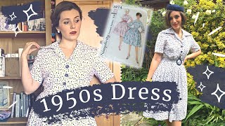 Vintage Pattern Vintage Fabric Vintage Dress 1950s Dress COMPILATION [upl. by Bartolome964]